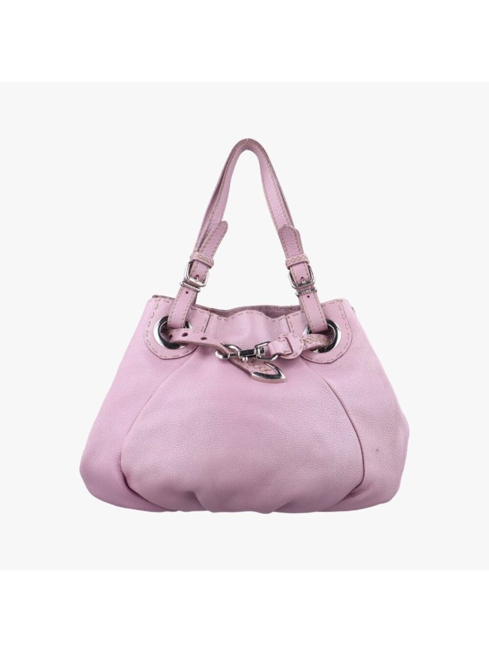 Fendi Tomato Saddle Lee Pink Leather